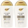 OGX Nourishing + Coconut Milk Conditioner, 3 Ounce Trial Size (Pack of 2)