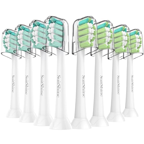 Sonicare Replacement Toothbrush Heads - 8 Pack Compatible