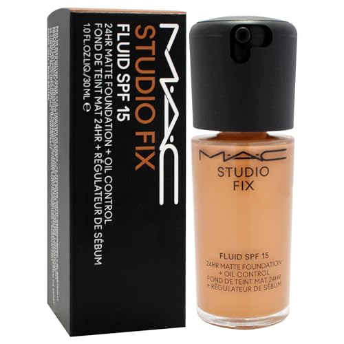 Studio Fix Fluid SPF 15 24Hr Matte Foundation Plus Oil Control - NW40 by MAC for Women - 1 oz Foundation
