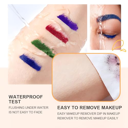 Petansy Fiber Lash Mascara Set - 6 Colors Waterproof