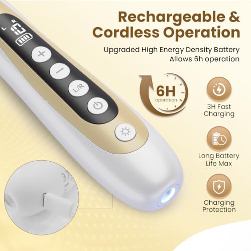 Electric Nail Drill Kit 10-Speed Cordless Manicure Pedicure Set Gold