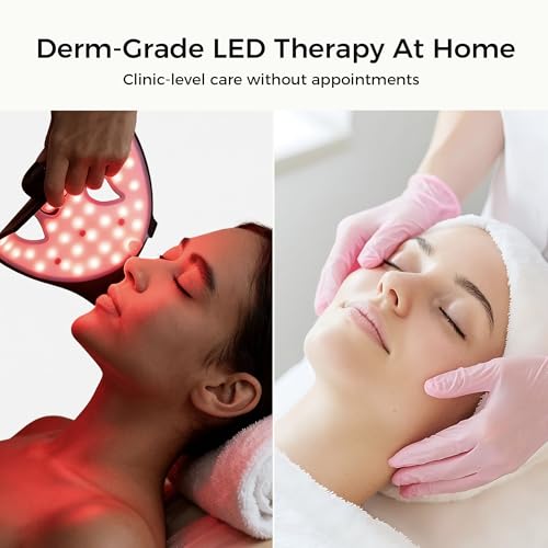 ARIVEA Red Light Therapy Mask – 272 LEDs Wireless LED Face Mask