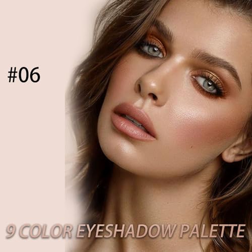 Brown Eyeshadow Palette - Nude Smokey Matte & Shimmer