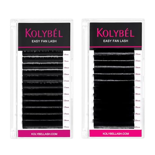 Easy Fan Lashes 0.05D Volume Extensions Mix 8-20MM