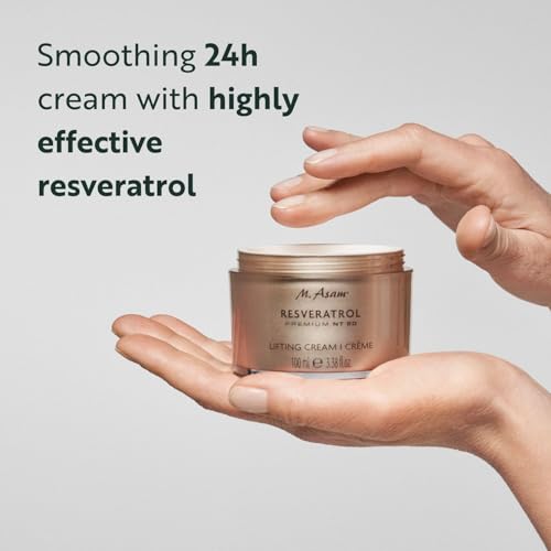 M. Asam RESVERATROL PREMIUM NT50 Lifting Cream (1.69 fl oz) ? Moisturizer Face Cream with Hyaluronic Acid, Facial Moisturizer for Firm and Smooth Skin, Vegan Skincare for Youthful Radiance