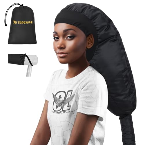 Extra Large Hair Dryer Bonnet Attachment - Fast Drying Hood
