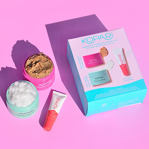 Kopari Forever Faves Bundle - Coconut Melt, Scrub & Lip Gloss