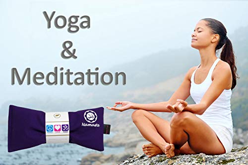 Lavender Eye Pillows Set of 4 - Hot Cold Aromatherapy for Relaxation & Stress Relief
