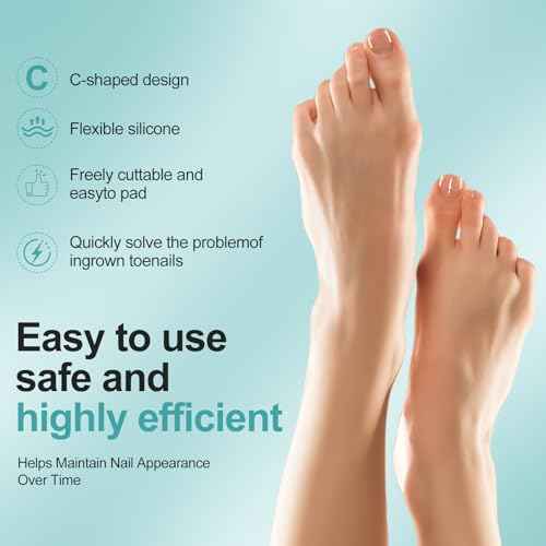 Ingrown Toenail Corrector Set with Correction Strips, Professional Ingrown Toenails Pedicure Tool Set, Painless File and Lifter Pedicure Tools Pedicure Tools,Ingrown Nail Tool for Women Man(1 Count)