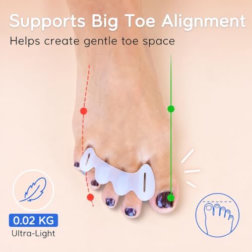 Toe Separators Bunion Correctors - Medical Grade Silicone