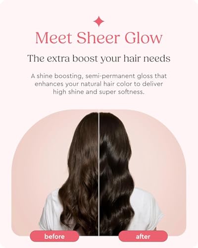 Glaze Supergloss Sheer Glow Clear Hair Gloss Mini 1.7 oz – Mirror Shine, Lightweight