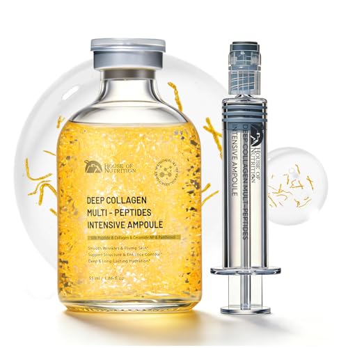 Silk Peptide Intensive Lifting Ampoule - Deep Collagen Serum 1.86 Fl Oz