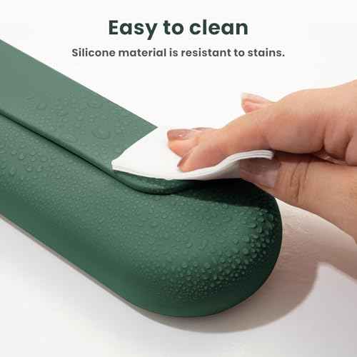 Silicone Electric Toothbrush Travel Cover, Toothbrush Travel Containers Bag Case,Keeps Toothbrush Fresh and Clean, Fits Most Manual and Electric Toothbrushes - Midnight Green