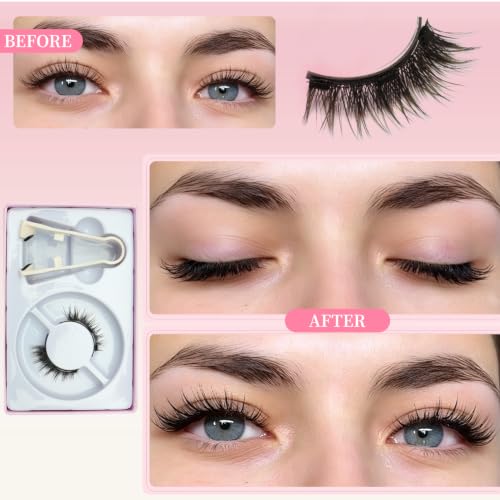 Magnetic Lashes with Applicator - No Glue Reusable Eyelashes