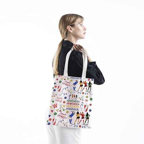 TSOTMO Sisters Musical Survival Bag Musical Queens Inspired Gift With Zipper Muscial Lover Toiletry Bag (Mu Heathers tote)