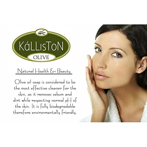 Kalliston, Donkey Milk Soap Bar, Body Smoothing Soap for Moisturizing, Natural Moisturizer and Gentle Exfoliation, Rich in Vitamins for Skin Glow, 3.88 oz Each, Pack of 2, 110g Each