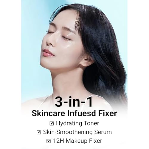 JUNG SAEM MOOL Essential Mool Micro Fitting Mist | Micro-Fine Setting Spray for Makeup & Hydrating Primer for Face with Thermal Spring Water, Long-Lasting Fix & Dewy Finish, Korean Makeup (4.06 Fl Oz)