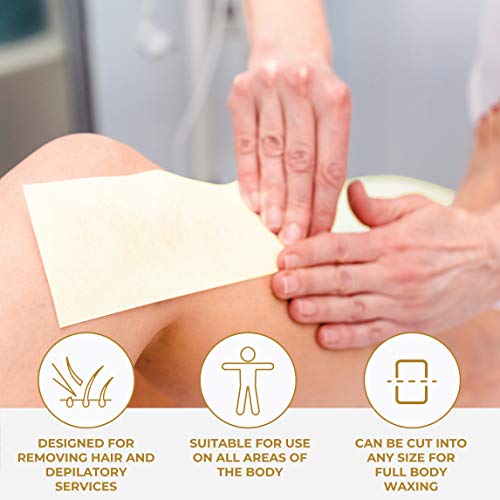 ForPro Professional Collection Natural Muslin Epilating Roll, Tear-Resistant, for Hair Removal, 3.25¡± W x 40 Yds