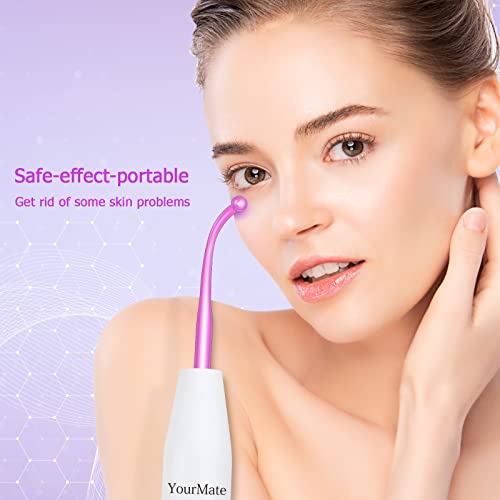 YourMate High Frequency Facial Wand with 4 Neon Tubes