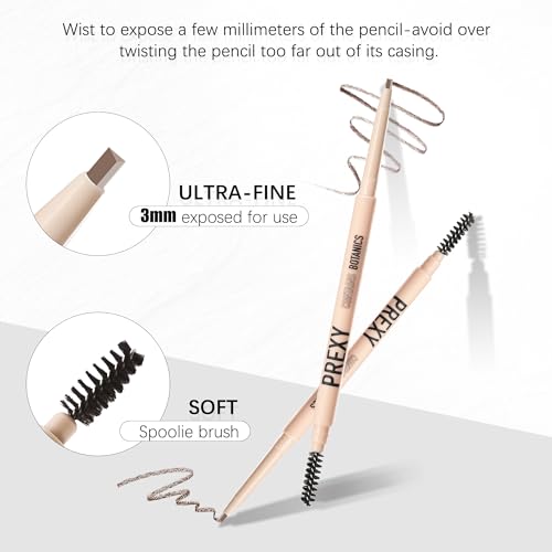 Waterproof Eyebrow Pencil with Dual Brush - Medium Brown