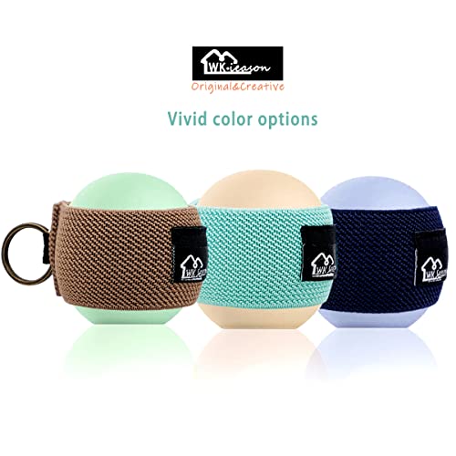 Lip Balm Holder Keychain Sleeve with Elastic Band