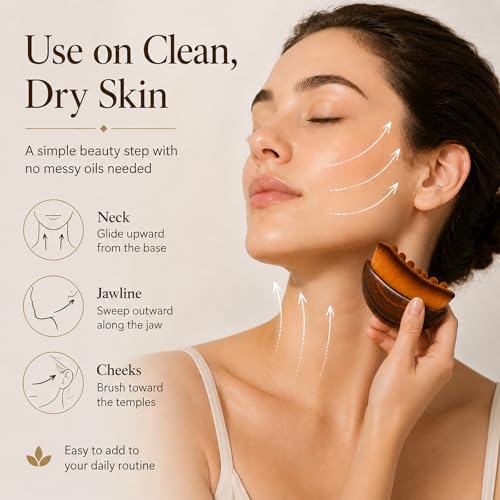 Lymphatic Drainage Brush for Facial Massage & Sculpting