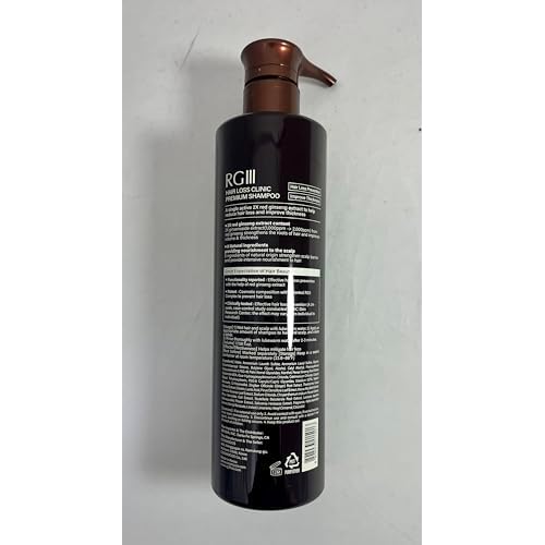 RG3 RGIII PREMIUM HAIR LOSS CLINIC SHAMPOO (ONE BOTTLE)