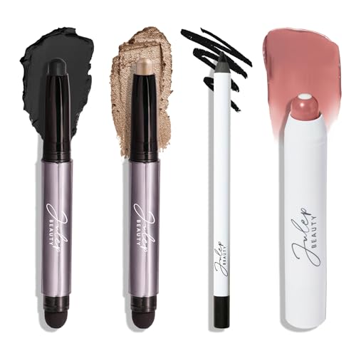 Julep Beauty Cat Themed Makeup Kit ? Eyeshadow, Eyeliner & Lip Balm ? Quick & Easy Last-Minute Halloween Costume