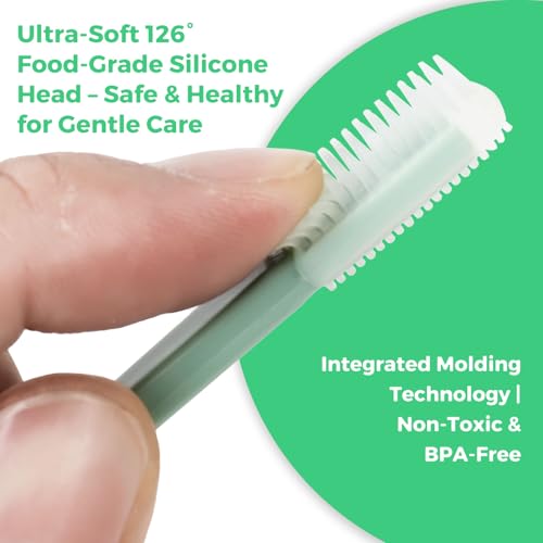Eyelid Scrub Brush (5pcs), Soft Silicone Lid Scrub for Sensitive Eyes, Gentle Care for Blepharitis/MGD, Dry Eye Relief, Individually Packaged Reusable