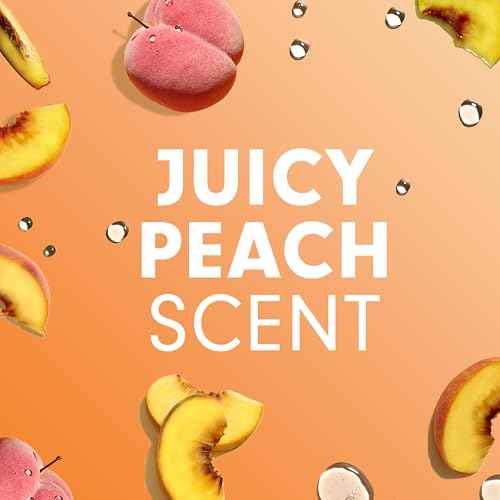 Softsoap Juicy Peach Liquid Hand Soap, Kitchen and Bathroom Hand Soap, Rich Fruity Scent, 50 fl oz Refill Bottle