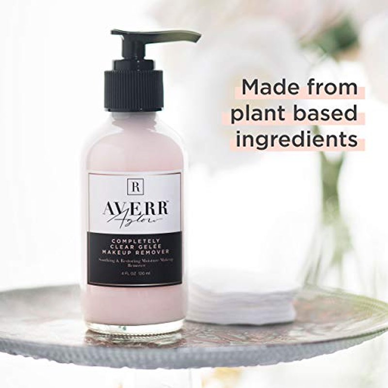 Averr Aglow Gelée Makeup Remover - Natural Collagen-Boosting Cleanser