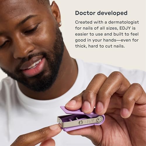 EDJY Fingernail Cutter - Precision Stainless Steel Nail Clipper