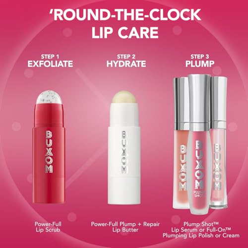 BUXOM Power-Full Lip Scrub with Vitamin E