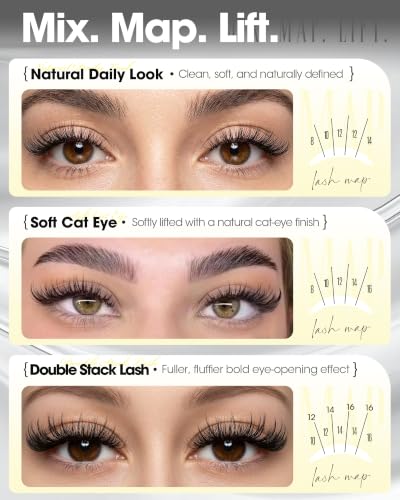 Sparkler Lash Wispy Fluffy Eyelash Clusters 10-16mm | Natural, Full, Effortless Look