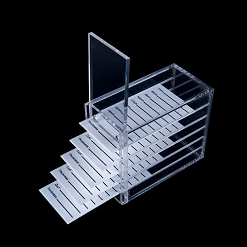 5-Layer Lash Extension Storage Organizer with Magnetic Cover