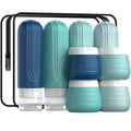 8 Pack TSA Approved Travel Bottles Set - Leak Proof Silicone Containers