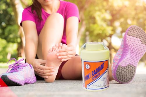 Cooling Natural Deodorant Powder for Feet & Underarms - 100g