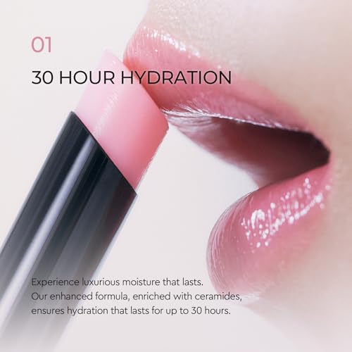 HERA Sensual Nude Balm 3.5g #00 GLACIER | 30H Hydrating Tinted Color Lip Balm with Ceramide, Hyaluronic Acid & Shea Butter, Nourishing Care for Smooth and Naturally Radiant Korean Makeup