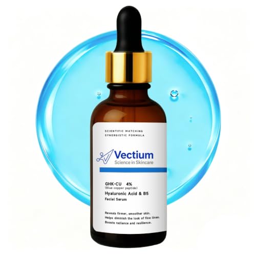 Blue Copper Peptide Serum 4% with Hyaluronic Acid & B5 for Anti-Aging - 30ml
