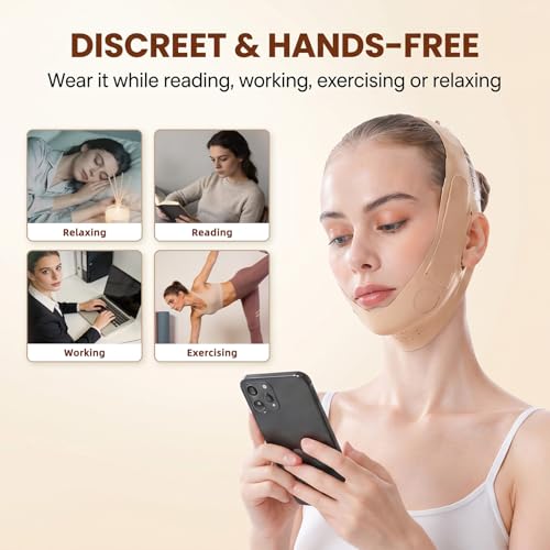 V-Line Neck Lift Silicone Face Mask for Double Chin