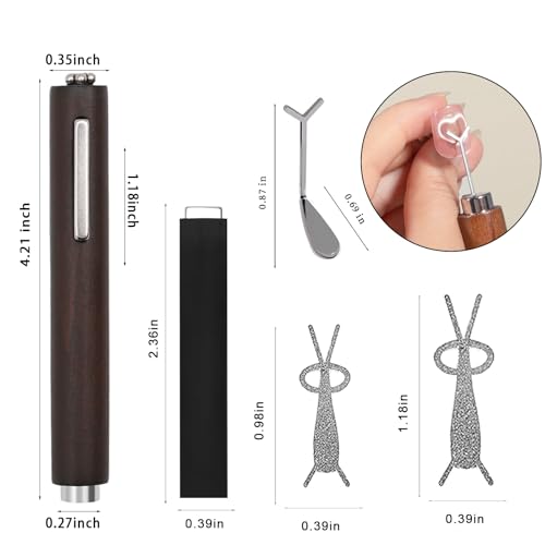 WOKOTO KIT1 Heart & Rabbit Magnet for Nails - 2 PCS Cat Eye Magnetic Nail Art