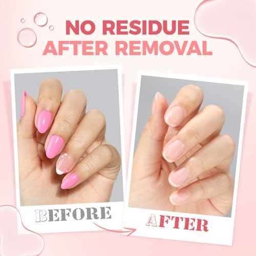 UNA GELLA A1 Nail Glue Remover 30ML - Built-in Crowbar, Acetone-Free Gel Nail Remover