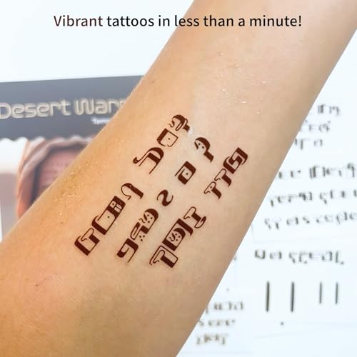 Desert Warrior Face Tattoos - Cosplay Double Pack