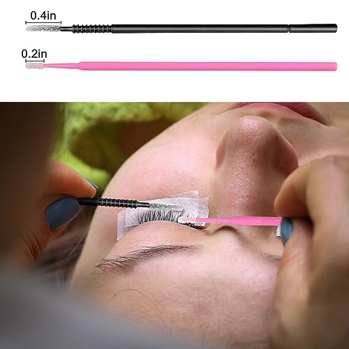 Eyxformula 200 Pcs Disposable Micro Applicator Brushes for Beauty