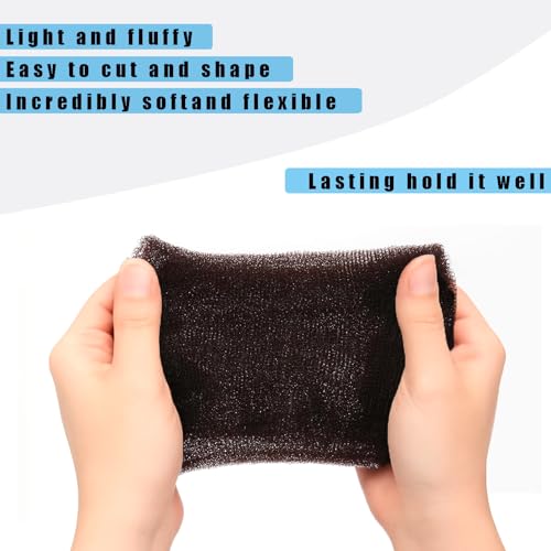 Dark Brown Hair Padding Sponge for Updos with 50 Bobby Pins
