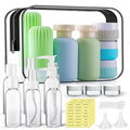 25-Pack Travel Toiletry Bottles Set - TSA Approved Leak-Proof Kit