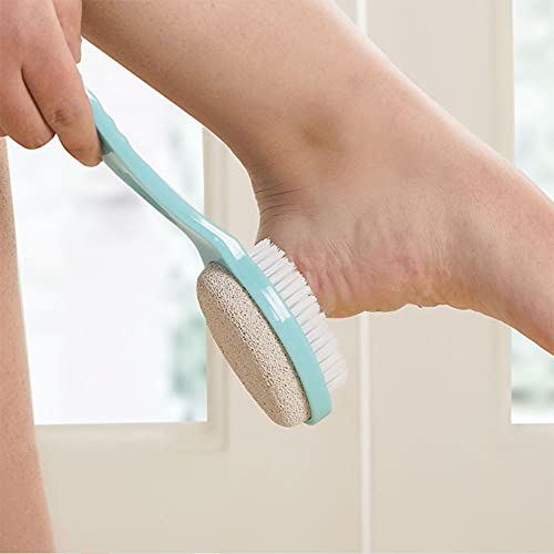 WAFJAMF Foot Stone Brush Exfoliating Brush Shower Foot Srubber with Pumice(1 PCS Blue）