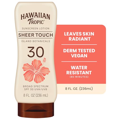 Hawaiian Tropic Sheer Touch SPF 30 Sunscreen Lotion, 8 Oz