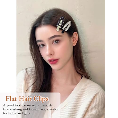 6-Pack Creaseless Hair Clips for Women - No Crease Design