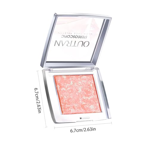 Marbled Blush Powder – Shimmery, Long-Wear Pigmented Cheek Color